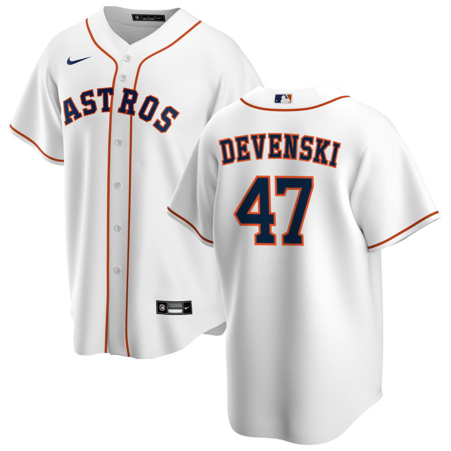 Nike Men #47 Chris Devenski Houston Astros Baseball Jerseys Sale-White